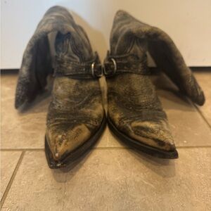 Old Gringo Black Vintage Style Cowgirl Boots